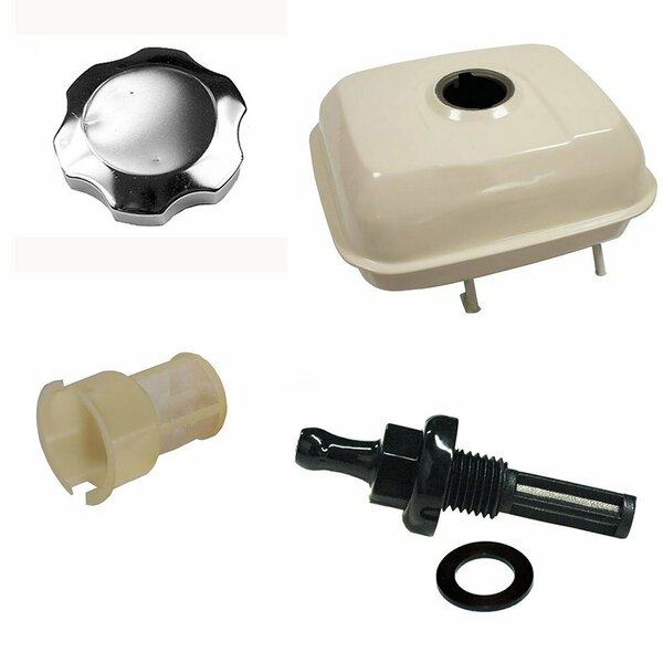 Aic Replacement Parts New Fuel Gas Tank Cap Joint and Filter Fits Honda GX340 GX390 GX240 GX270 474759-FuelTankKit